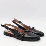 MULES EN CUIR À BRIDE ARRIÈRE