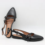 MULES EN CUIR À BRIDE ARRIÈRE