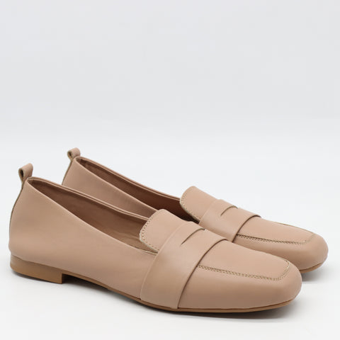 MOCASSINS PLATES EN CUIR