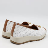 BALLERINES BASKETS EN CUIR