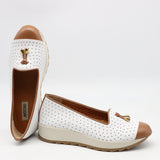BALLERINES BASKETS EN CUIR