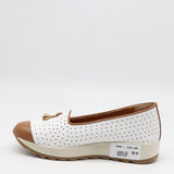 BALLERINES BASKETS EN CUIR