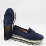 BALLERINES BASKETS EN DAIM CUIR
