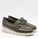 MOCASSINS COMPENSÉES EN CUIR