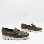 MOCASSINS COMPENSÉES EN CUIR