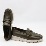 MOCASSINS COMPENSÉES EN CUIR