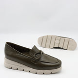 MOCASSINS COMPENSÉES EN CUIR