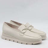 MOCASSINS COMPENSÉES EN CUIR