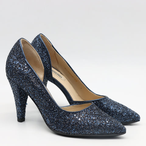 ESCARPINS POINTU PAILLETÉS À TALONS