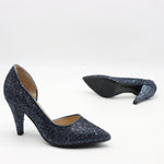 ESCARPINS POINTU PAILLETÉS À TALONS