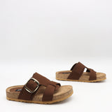 SANDALES-SABOTS MEDICALES À BOUCLES EN CUIR