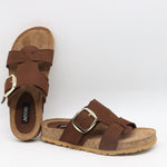 SANDALES-SABOTS MEDICALES À BOUCLES EN CUIR