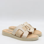 MULES PLATES EN  CUIR