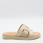 MULES PLATES EN  CUIR