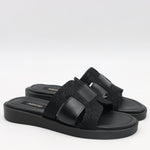 MULES PLATES EN  CUIR