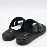 MULES PLATES EN  CUIR