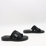 MULES PLATES EN  CUIR