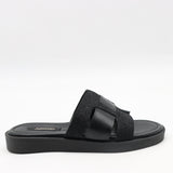 MULES PLATES EN  CUIR