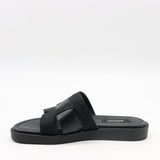 MULES PLATES EN  CUIR