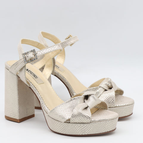 SANDALES SOIRÉES EN CUIR À TALONS HAUTES ET BRIDES À CHEVILLE