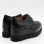 DERBIES COMPENSÉES EN CUIR