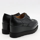 DERBIES COMPENSÉES EN CUIR