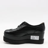 DERBIES COMPENSÉES EN CUIR