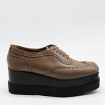 DERBIES COMPENSÉES EN CUIR