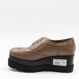 DERBIES COMPENSÉES EN CUIR
