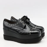 DERBIES COMPENSÉES EN CUIR