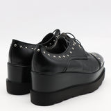 DERBIES COMPENSÉES EN CUIR