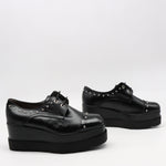 DERBIES COMPENSÉES EN CUIR