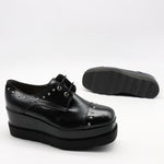 DERBIES COMPENSÉES EN CUIR