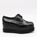 DERBIES COMPENSÉES EN CUIR