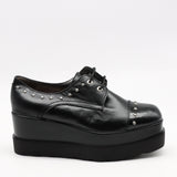 DERBIES COMPENSÉES EN CUIR