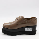 DERBIES COMPENSÉES EN CUIR