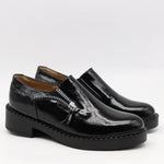 CHAUSSURES À ÉLASTIQUE EN CUIR VERNIS