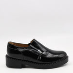 CHAUSSURES À ÉLASTIQUE EN CUIR VERNIS