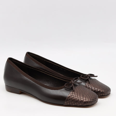 BALLERINES EN CUIR