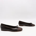 BALLERINES EN CUIR