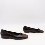 BALLERINES EN CUIR