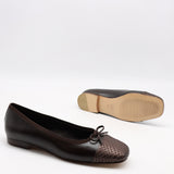 BALLERINES EN CUIR