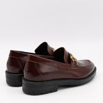 MOCASSINS EN CUIR ET MORS DORÉ