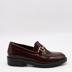 MOCASSINS EN CUIR ET MORS DORÉ