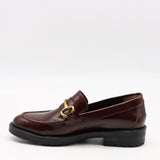 MOCASSINS EN CUIR ET MORS DORÉ