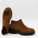 BOTTINES EN DAIM CUIR