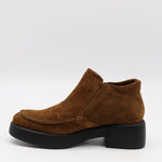 BOTTINES EN DAIM CUIR