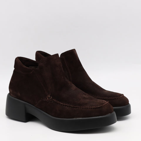 BOTTINES EN DAIM CUIR
