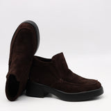 BOTTINES EN DAIM CUIR