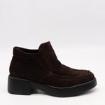BOTTINES EN DAIM CUIR